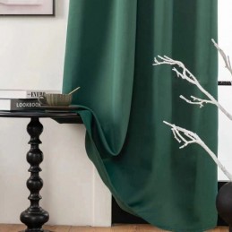 Blackout Curtains Solid Color Nordic Style For Living Room Bedroom