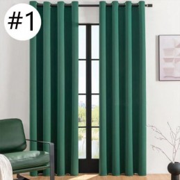 Blackout Curtains Solid Color Nordic Style For Living Room Bedroom