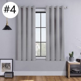 Blackout Curtains Solid Color Nordic Style For Living Room Bedroom