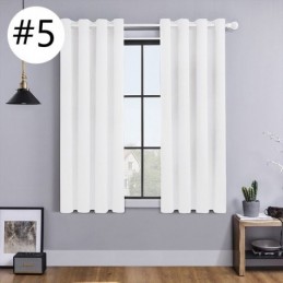 Blackout Curtains Solid Color Nordic Style For Living Room Bedroom