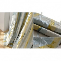 Nordic Blackout Curtains Floral Jacquard Curtain Made to Measure Curtain For Living Room Bedroom