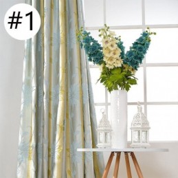 Nordic Blackout Curtains Floral Jacquard Curtain Made to Measure Curtain For Living Room Bedroom