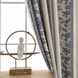 Nordic Blackout Curtains Jacquard For Living Room Bedroom
