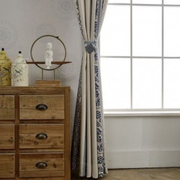 Nordic Blackout Curtains Jacquard For Living Room Bedroom