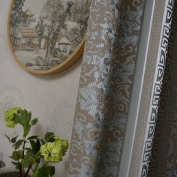 Nordic Blackout Curtains Jacquard For Living Room Bedroom