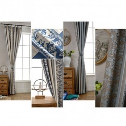 Nordic Blackout Curtains Jacquard For Living Room Bedroom