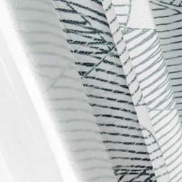 Nordic Blackout Curtain Made to Measure Curtain Printed Leaves For Living Room Bedroom