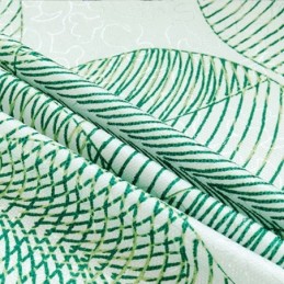 Nordic Blackout Curtain Made to Measure Curtain Printed Leaves For Living Room Bedroom