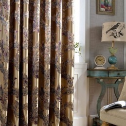 Nordic Blackout Curtain Made to Measure Curtain Feather Jacquard For Living Room Bedroom