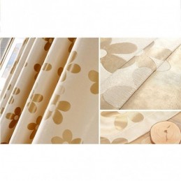 Blackout Curtain Made to Measure Curtain Nordic Flower Jacquard For Living Room Bedroom