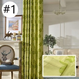 Blackout Curtain Made to Measure Curtain Nordic Flower Jacquard For Living Room Bedroom