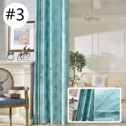 Blackout Curtain Made to Measure Curtain Nordic Flower Jacquard For Living Room Bedroom