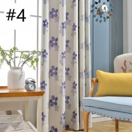 Blackout Curtain Made to Measure Curtain Nordic Flower Jacquard For Living Room Bedroom