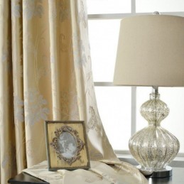 European Style Blackout Curtains Floral Jacquard Curtain Made to Measure Curtain For Living Room Bedroom
