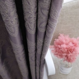 European Blackout Curtain Made to Measure Curtain Jacquard For Living Room Bedroom