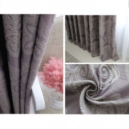 European Blackout Curtain Made to Measure Curtain Jacquard For Living Room Bedroom