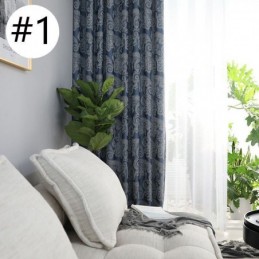 European Blackout Curtain Made to Measure Curtain Jacquard For Living Room Bedroom