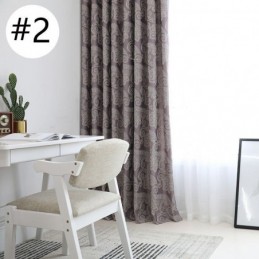 European Blackout Curtain Made to Measure Curtain Jacquard For Living Room Bedroom