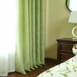 Blackout Curtain Made to Measure Curtain Nordic Solid Color Jacquard For Living Room Bedroom