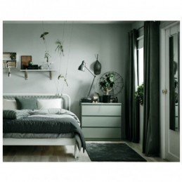 Dark Green Flannels Blackout Curtain Made to Measure Curtain Minimalist Solid Color Fabric Living Room Bedroom