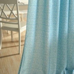 Cotton Blackout Curtain Made to Measure Curtain Nordic Floral Printed For Living Room Bedroom