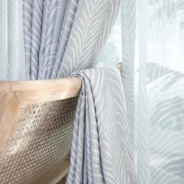 Leaves Printed Blackout Curtain Made to Measure Curtain Nordic For Living Room Bedroom