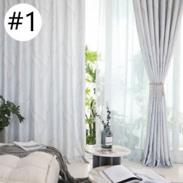 Leaves Printed Blackout Curtain Made to Measure Curtain Nordic For Living Room Bedroom