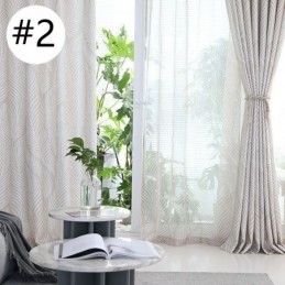 Leaves Printed Blackout Curtain Made to Measure Curtain Nordic For Living Room Bedroom