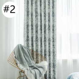 Blackout Curtains Nordic Printed For Living Room Bedroom