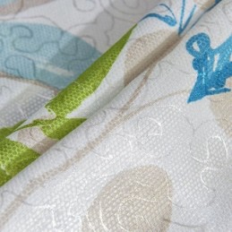 Blackout Curtain Made to Measure Curtain For Living Room Bedroom Nordic Printed Leaves