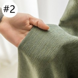 Luxury Chenille Curtains European Jacquard Blackout Curtain Made to Measure Curtain For Living Room Bedroom