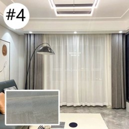 Nordic Blackout Curtain Made to Measure Curtain High Precision Jacquard For Bedroom Living Room
