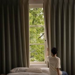 Modern Patchwork Curtain Made to Measure Curtain Blackout Drapes For Living Room Bedroom