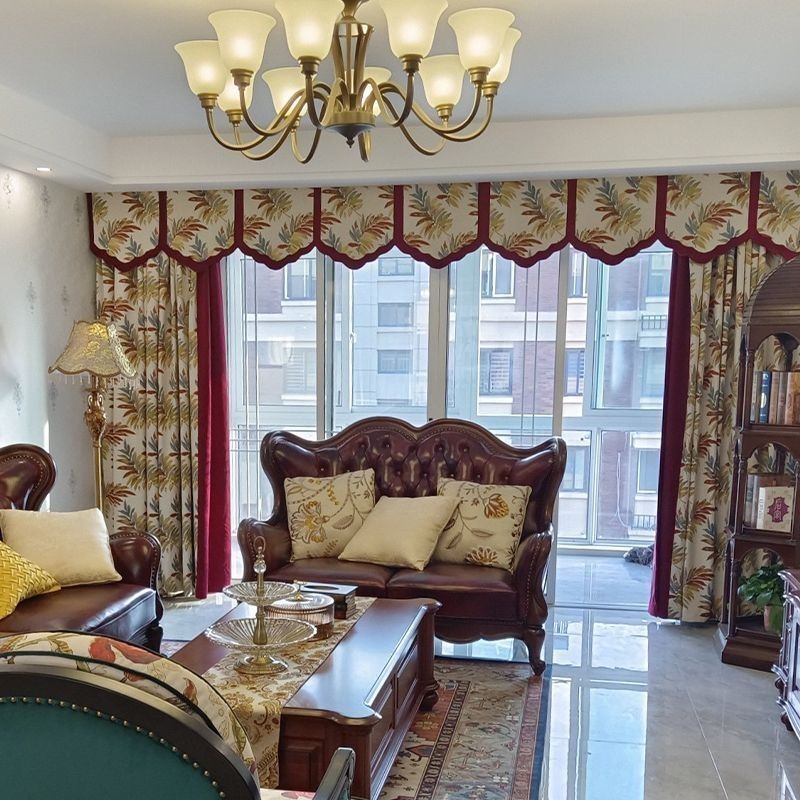 Nordic Jacquard Curtain Made to Measure Curtain Blackout Window For Living Room Bedroom