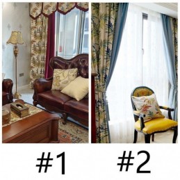 Nordic Jacquard Curtain Made to Measure Curtain Blackout Window For Living Room Bedroom