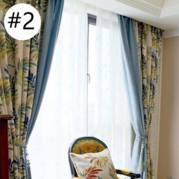 Nordic Jacquard Curtain Made to Measure Curtain Blackout Window For Living Room Bedroom