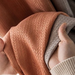 Modern Stitching Curtain Made to Measure Curtain Chenille Blackout For Living Room Bedroom