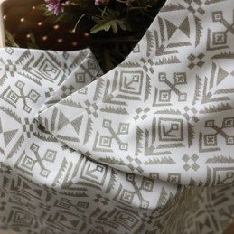 Luxury Jacquard Curtains Geometric Blackout For Living Room