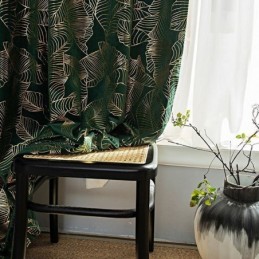 Flannel Bronzing Curtains Simple Blackout Curtain Made to Measure Curtain For Bedroom Living Room