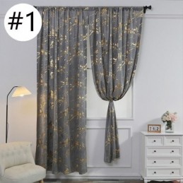 Flannel Bronzing Curtains Simple Blackout Curtain Made to Measure Curtain For Bedroom Living Room