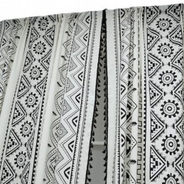 Bohemian Style Curtain Made to Measure Curtain Geometric Tassels Printing Curtains For Bedroom Living Room