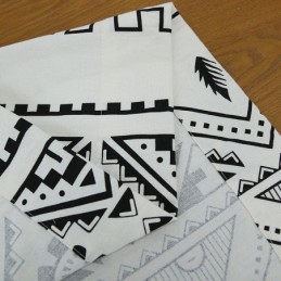 Bohemian Style Curtain Made to Measure Curtain Geometric Tassels Printing Curtains For Bedroom Living Room