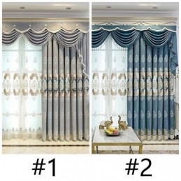 Modern Curtain Made to Measure Curtain European Style Embroidery
