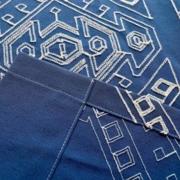 Modern Max Blackout Curtain Made to Measure Curtain Geometric Embroidery Bedroom