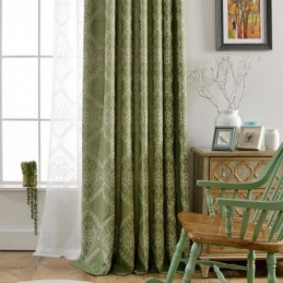 Modern Max Blackout Curtain Made to Measure Curtain Geometric Embroidery Bedroom
