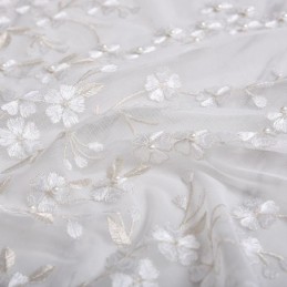 Decorative Sheer Curtain Made to Measure Curtain Plant Embroidered Tulle Curtains Living Room Bedroom