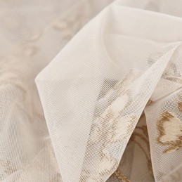 Decorative Sheer Curtain Made to Measure Curtain Plant Embroidered Tulle Curtains Living Room Bedroom