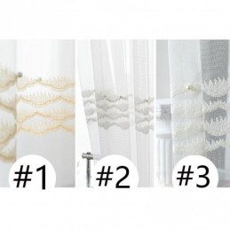 Breathable Sheer Curtain Made to Measure Curtain European Decorative Tulle Voile For Living Room