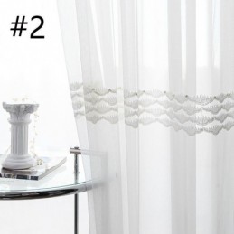 Breathable Sheer Curtain Made to Measure Curtain European Decorative Tulle Voile For Living Room