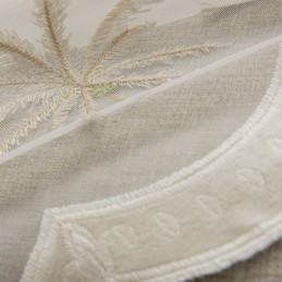 Decorative Sheer Curtain Made to Measure Curtain Plant Embroidery Window Drapes Living Room Bedroom